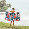 Maui (Navy Blue) - Evolve Travel Goods Adventure Towel - Sustainable, Made From Recycled Plastic and Sand Free