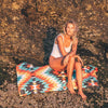 Zanzibar - Evolve Travel Goods Adventure Towel - Sustainable, Made From Recycled Plastic and Sand Free