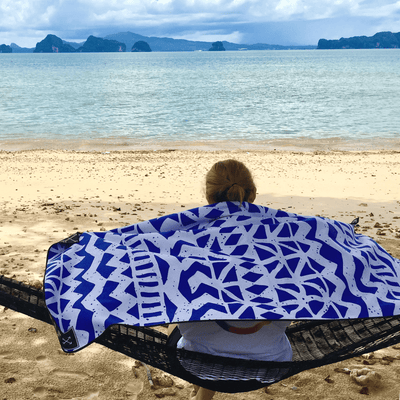 Tahiti - Evolve Travel Goods Adventure Towel - Sustainable, Made From Recycled Plastic and Sand Free